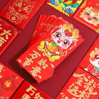 6Pcs Chinese New Year Red Envelopes Cute Cartoon Dragon Gift New Year Bless BIBI
