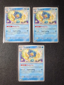 3x Simipour 042/182 Pokemon card SV Paradox Rift uncommon NM - Picture 1 of 1
