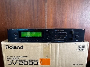 Roland JV-2080 64Voice Synthesizer Module new internal battery!! w/ box 100-240V - Picture 1 of 10