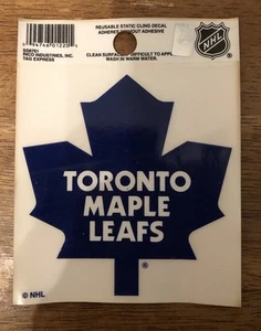 NHL Toronto Maple Leafs Hokey Team Cling Aufkleber - Bild 1 von 3