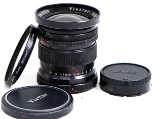 Vivitar 28mm F2.5 Red Pyramid🔺 Rare PreSet Wide Lens Canon FD Japan Kino 28/2.5 - Bild 1 von 20