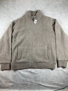 Suéter LL Bean Hombre Clásico Lana Trapo Talla Mediana 500922 Manta Forrada Corderos - Imagen 1 de 10