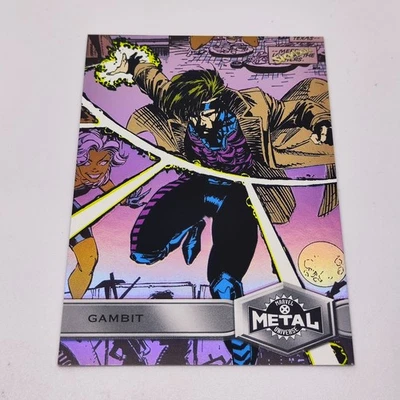 2020 Marvel X-Men Metal Universe High Series Pink GAMBIT /75!! - Image 1 of 2