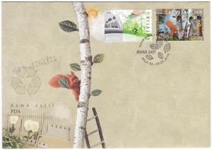 Latvia FDC 2016, Europa C.E.P.T. 2016 Think Green, mint - Picture 1 of 1