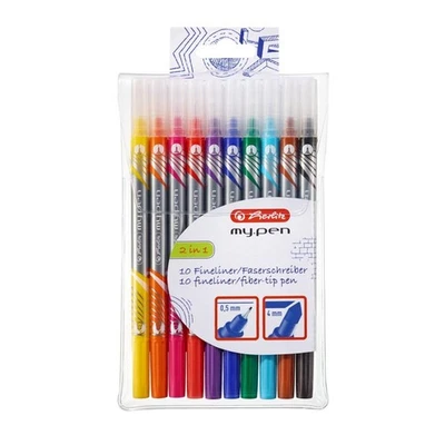 Herlitz Fineliner-Faserschreiber my.pen 10er Set - Bild 1 von 4