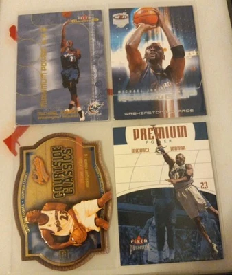 Michael Jordan Fleer Lot X4 Raising Up Premium Power Courtside Classics Maximum  - Image 1 of 4