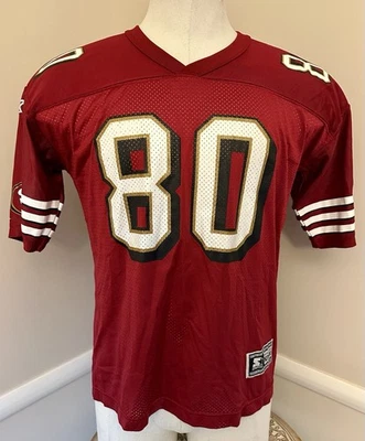 Футболка стартовая молодежная Jerry Rice San Francisco 49ers размер XL винтажная No80 - Изображение 1 из 4