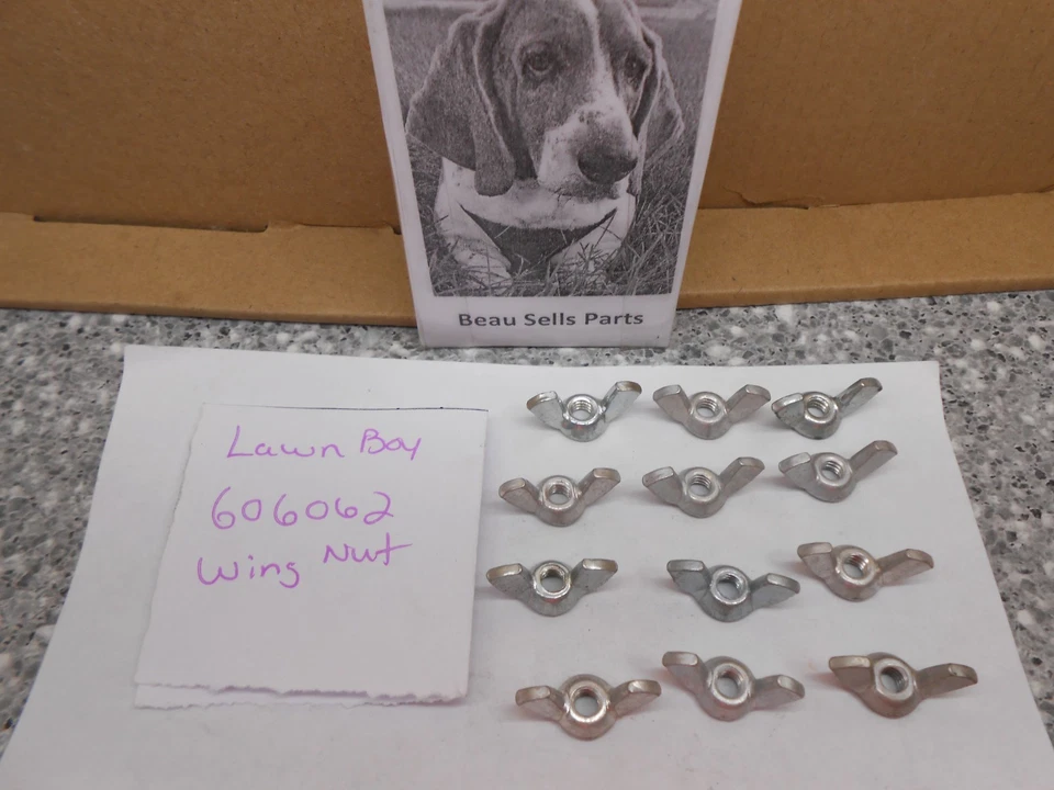 Lote de 12 tuercas de ala Lawn-Boy 606062 NOS Foto 1 de 1