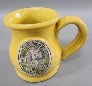 Deneen Pottery Original Pancake House Yellow Coffee Mug ~ Dallas*Fort Worth - Picture 1 of 7