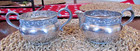 165.54g Sterling Silver Antique Gorham Strasbourg Creamer & Sugar Set