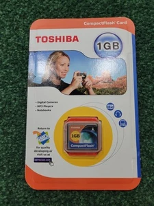 Toshiba 1 GB Compact Flash Card NEW SEALED - Picture 1 of 5
