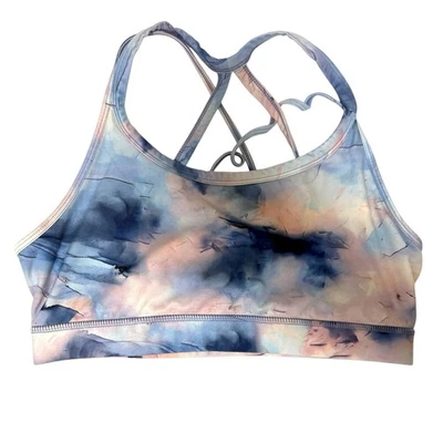 Gaiam Sports бюстгальтер L акварель галстук краситель с ремешками назад йога Activewear тренировки - Изображение 1 из 4