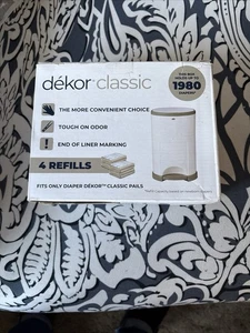 Dekor Classic Windeleimer Box mit 4 Nachfüllpackungen für bis zu 1.980 Windeln - Bild 1 von 2