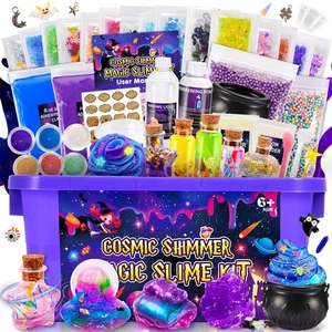 Schleimbastelset für Mädchen Jungen, Spielzeug ab 6+, Geschenke Geburtstag Galaxy - Bild 1 von 5