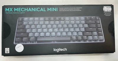 Logitech MX Mechanical Mini Wireless Keyboard  Graphite (920-010783) - New - image 1 of 4