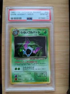 1998 PSA 10 Gem Mint Pokemon Japanese Rocket Dark Golbat Holo Rare - Bild 1 von 2