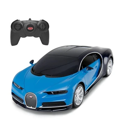 Remote Control Bugatti Chiron RC Car 124 Scale Toy for Kids - Blue - Image 1 of 4