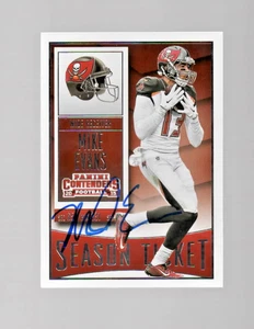 Mike Evans Autografo Firmato Tampa Bay Buccaneers 2015 Panini RC Card NM COA - Foto 1 di 3