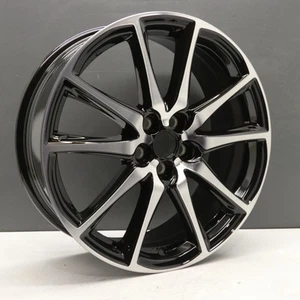 TOYOTA YARIS GR 18" BLACK DIAMOND CUT ALLOY WHEEL RIM OEM 42611-0DM90 X1 - Picture 1 of 14