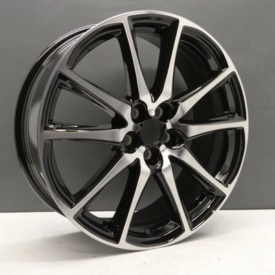 TOYOTA YARIS GR 18" BLACK DIAMOND CUT ALLOY WHEEL RIM OEM 42611-0DM90 X1 - Image 1 of 4