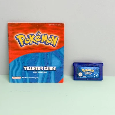 Jeu Pokemon version Saphir  Game Boy Advance + notice en français 100% original - Immagine 1 di 4