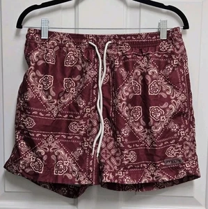 Pacsun Swim Trunks Syndicate AOP 4.5 Swim Trunks M - Picture 1 of 4