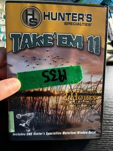 Hunter's Specialties Take 'Em 11 Very Good DVDs Action Packed Waterfowl - Picture 1 of 2