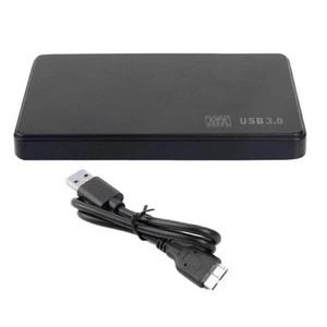 USB 3.0 SATA External Hard Drive Case 2.5 Inch Enclosure Caddy HDD SSD - Picture 1 of 5