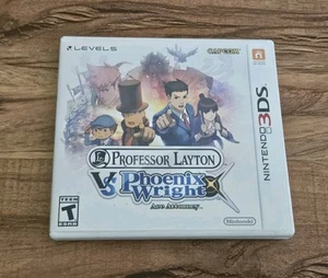 FUNDA vacía NINTENDO DS Professor Layton vs Phoenix Wright y manual - SIN JUEGO - Imagen 1 de 6