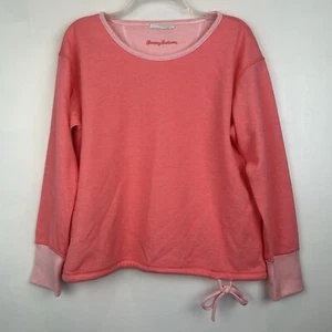 Felpa Tommy Bahama donna M reversibile coulisse colore corallo salmone leggi - Foto 1 di 12