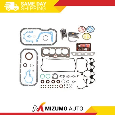 全套垫片套装轴承环适合93-97丰田卡罗拉Geo Prizm 1.6 DOHC 4AFE — 第 1/4 张图片