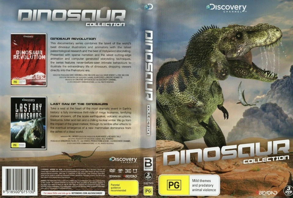 Dinosaur Collection Dino Revolution / Last Day (DVD, 3-Disc Set) - Region 4 - Image 1 of 1