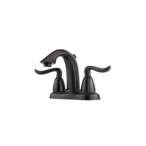 Pfister Santiago 4 in. Centerset 2-Handle Bathroom Faucet in Tuscan Bronze - Picture 1 of 1