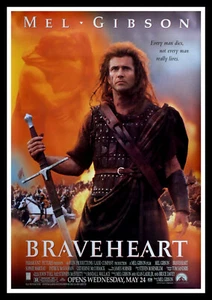 Braveheart Movie Poster Print & Unframed Canvas Prints - Picture 1 of 2