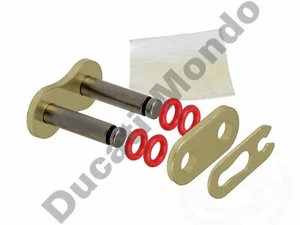JT Cadena Eslabón Dividido 428 HPO Anillo Oro C Clip Conexión Moto Junta SL - Imagen 1 de 3