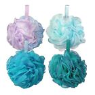 4 Pack Large Soft Nylon Mesh Puff For Body Wash Loofah Shower Exfoliating Loofah