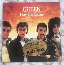 QUEEN - PLAY THE GAME - JUKE BOX STICKER - PROMO - FRANCE FRENCH 7"