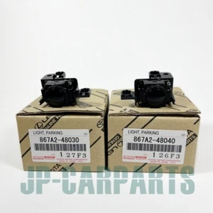 TOYOTA LEXUS GENUINE PARKING ASSIST LIGHT RH & LH SET 867A2-48030 & 867A2-48040 - Picture 1 of 3
