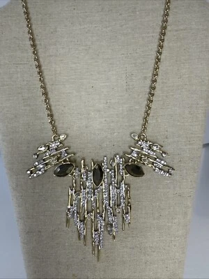 Collar babero pequeño con púas de cristal Alexis Bittar Navette Foto 1 de 4