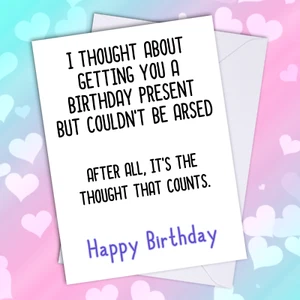 Divertida tarjeta de cumpleaños feliz humorística para amigo. Greeting Silly Laugh Fun A5 - Imagen 1 de 1