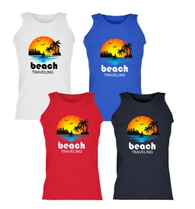 CAMISETA SIN MANGAS PLAYA TREVELING CAMISA MUSCULOSA HOMBRE CAMISA MOTIVADA CAMISETA DE REFRANES TOP DIVERSIÓN - Imagen 1 de 6
