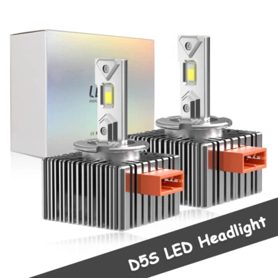 适用于雪佛兰 Cheyenne 2016 - 2018 D5S LED 车头灯灯泡高低光束 2 件装 — 第 1/4 张图片