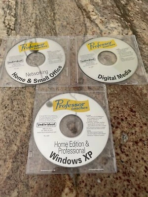 2002 Microsoft Office Windows XP Operating System Professor Teaches 3 CD-Rom - Image 1 of 2