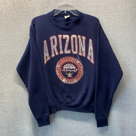 Vintage Arizona Wildcats Sweater Adult Extra Large XL Blue Crest Galt 90s Mens Cover