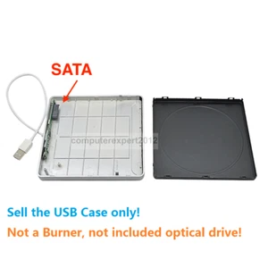 USB 2.0 External Slot load DVDRW Burner Drive Case for MacBook Air MBP iMac mini - Picture 1 of 9