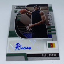 2020-21 PANINI PRIZM DRAFT ROOKIE RC AUTO AUTOGRAPH PAUL EBOUA #PA-PE