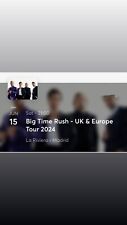 3x Big Time Rush Madrid Concert Tickets