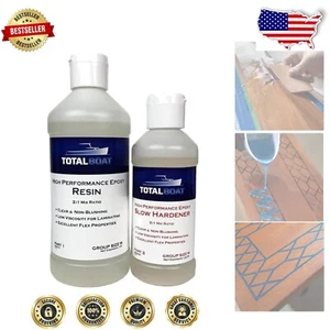 Eco-Friendly 2 Gallon Marine Epoxy Kit with Calibrated Pumps for DIY Projects - Picture 1 of 12