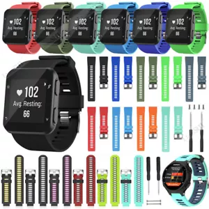 For Garmin Forerunner 35 220 235 735XT Replacement Wrist Watch Band Belt Strap - Picture 1 of 88