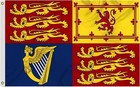 5X3FT Royal Standard Flag King Charles Queen Elizabeth Armed Force British Baner